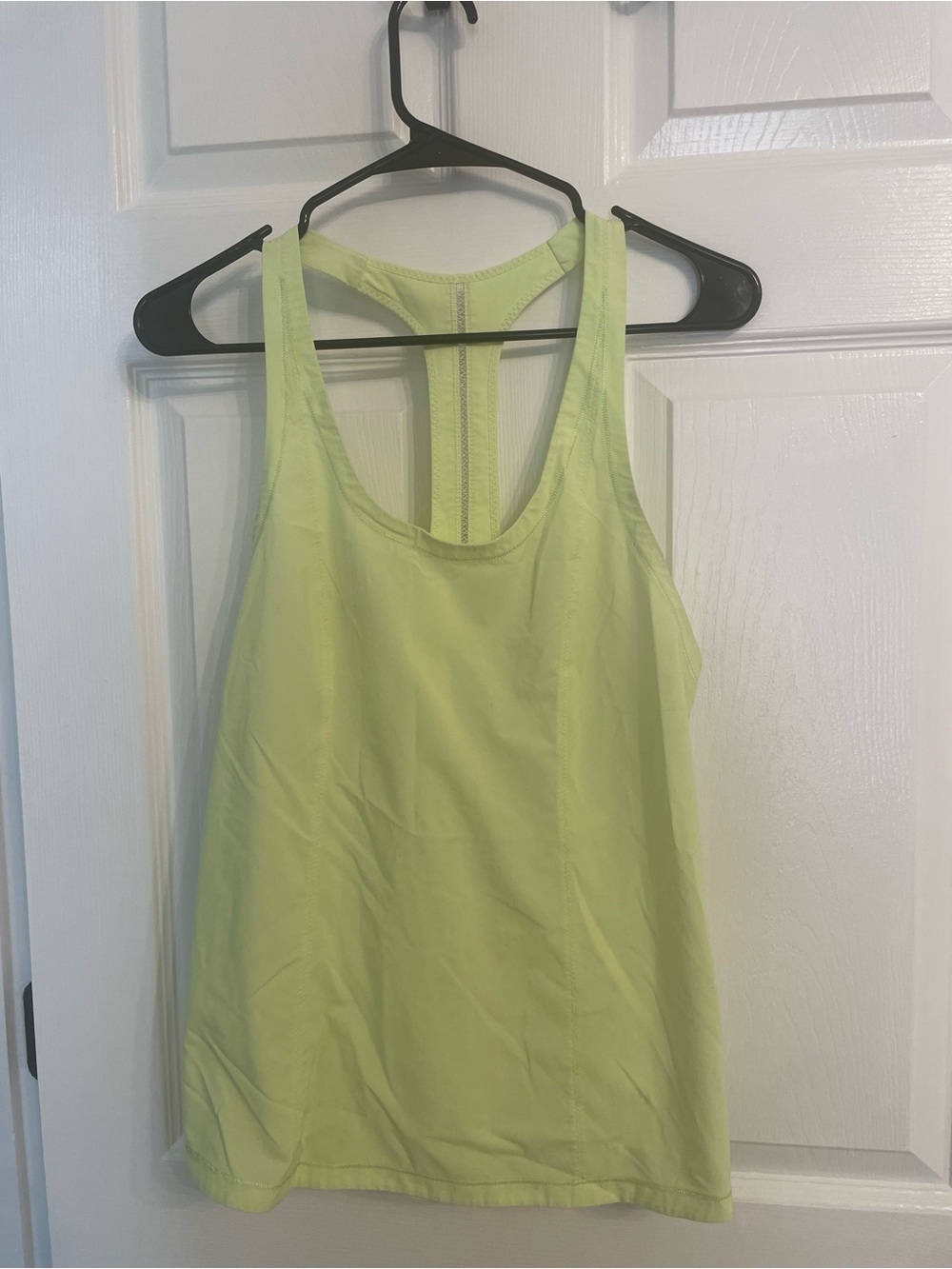Lulu lemon neon yellow Racerback Active Tank Top